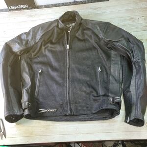 Joe Rocket Mesh with Hard Pads‎ Warm Weather Motorcycle Jacket Men's Small